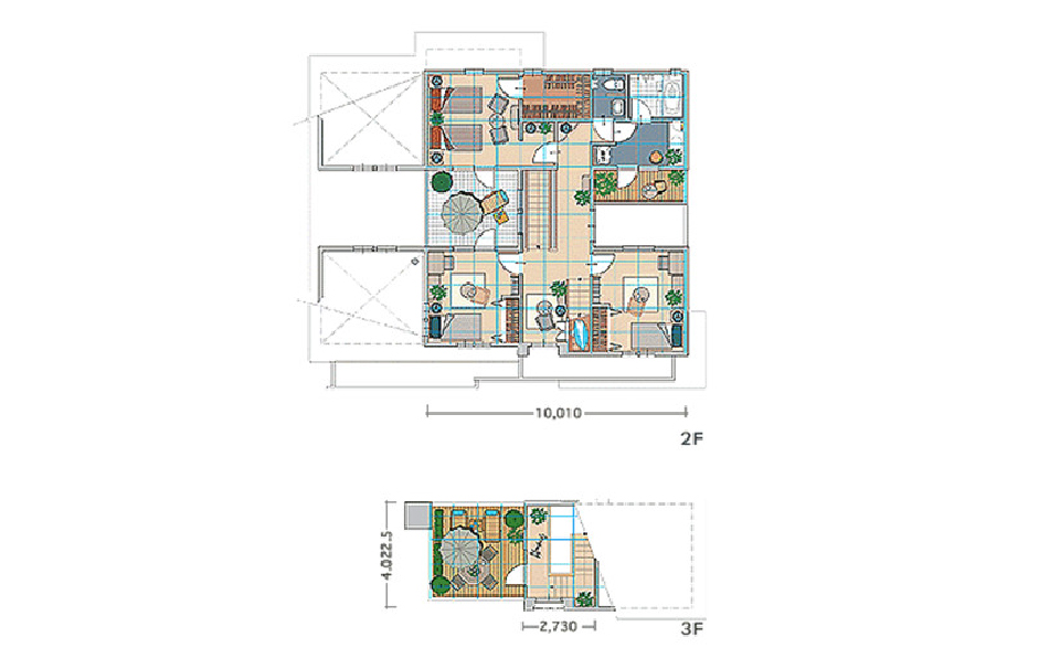 MODEL PLAN-2間取り図