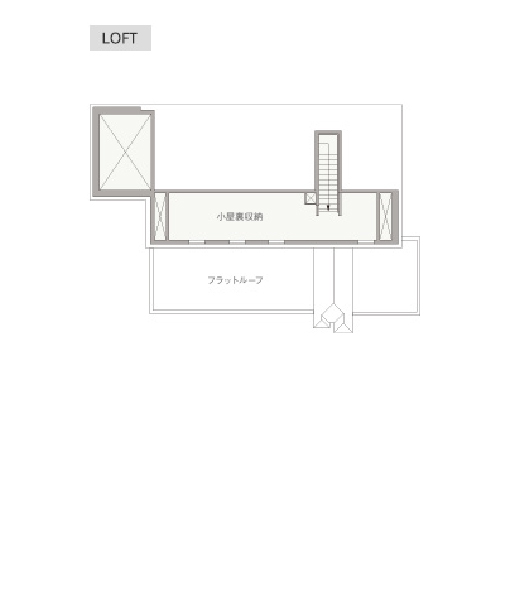 GRANFREE LOFT間取り図