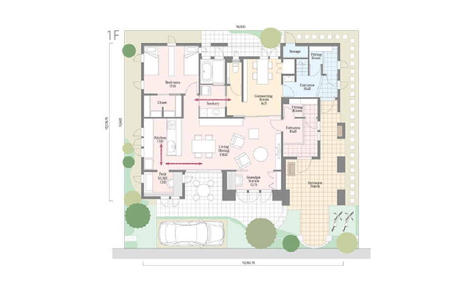 2階建プラン 2F間取り図