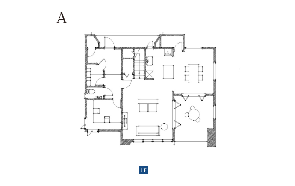 Customizing plan A 1F間取り図