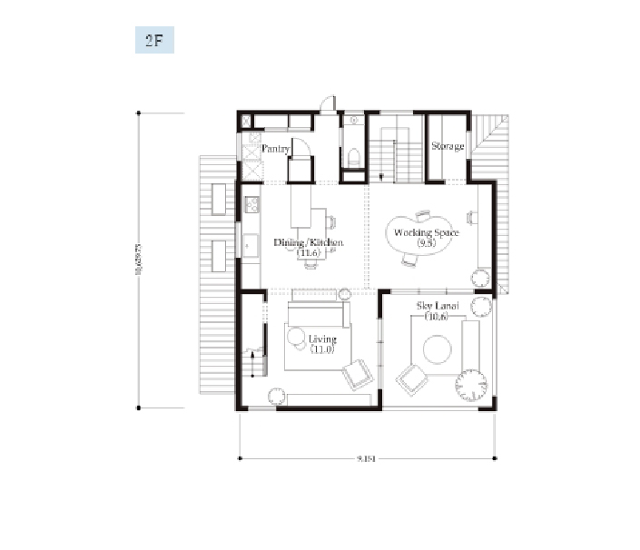 Proto plan 2F間取り図