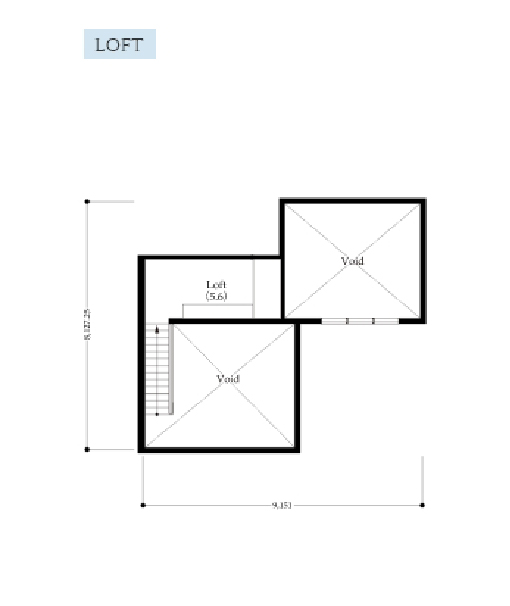 Proto plan LOFT間取り図