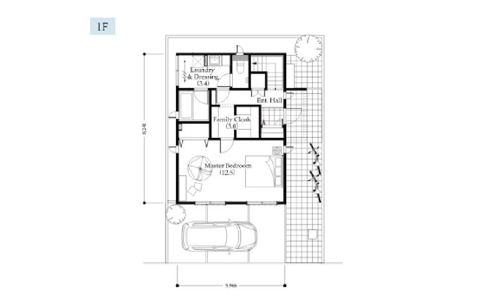 ARRANGE PLAN 2 1F間取り図