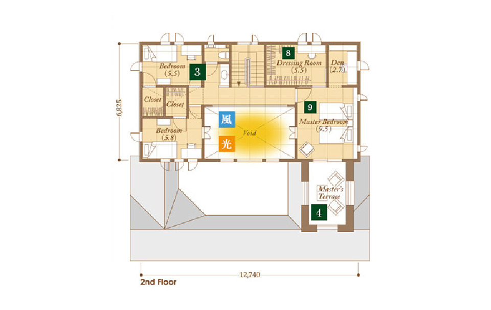 PHIL-COURT 2F間取り図