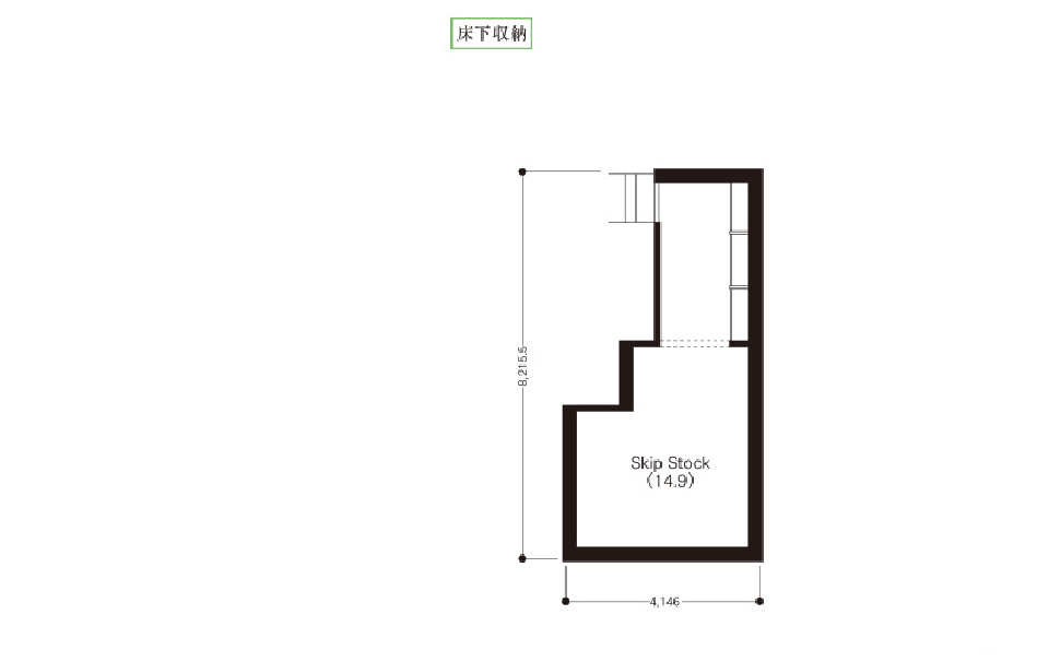 SCALA 床下収納間取り図